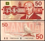 BNA - KANADA 50 Dolarów Dollars 1988 FHW 5739428 # P98d # XF++