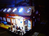 Fabryka z Rampą i Oświetleniem LED w H0