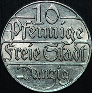 10 Fenigów 1923 WMG - piękny egzemplarz - ORYGINAŁ