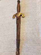 Sztylet Toledo, hiszpański złocony, II poł. XIX w