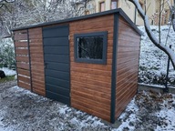 Domek narzędziowy, ogrodowy, schowek 3x2 + 1m wiata na drewno, OKNO, FILC