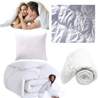 KOMPLET KOŁDRA CAŁOROCZNA 140X200 + PODUSZKA 70X80 PRODUKT POLSKI