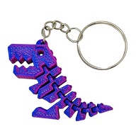 BRELOK DINOZAUR FLEXIREX gradient fioletowo-różowy PREZENT RÓŻ FIOLET