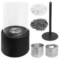 BIOKOMINEK WOLNOSTOJĄCY BEZDYMNY STOJĄCY DO DOMU NA TARAS OGRODOWY EKO BIO