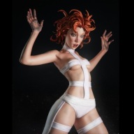 Figurka Leeloo Piąty element Garage kit (The Fifth Element) Duża 1:6 ' 33cm