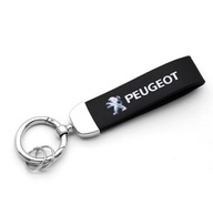 BRELOK BRELOCZEK do kluczy SMYCZKA PEUGEOT skóra