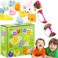 GNIOTEK ANTYSTRESOWY SQUISHY ZABAWKA 75 SZTUK DLA DZIECKI SENSORYCZNY
