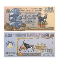 Kolekcjonerski Banknot Zimbabwe 1 Million Yottallillion Dollars UV xshop