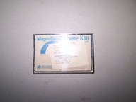 ORWO - KASETA MAGNETOFONOWA TYP K 60 Z 1976 ROKU.