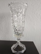 KRYSZTAŁOWY WAZON NA NÓŻCE