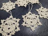 Zestaw zawieszek nr 7- gwiazdki buźki- Hand made