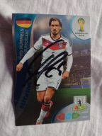 Karta panini autograf Niemcy World Cup Brasil 2014 Mats Hummels Rock