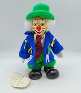 prawdziwy KLAUN, stara figurka kolekcjonerska 16cm