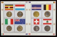 ONZ - Genewa Mi.-Nr. 553-560** 2006 r. Flagi - Monety