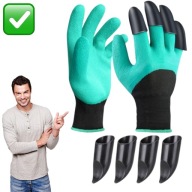 RĘKAWICE OGRODOWE UNIWERSALNE ROBOCZE Z PAZURKAMI WYTRZYMAŁE | JOHNGREEN