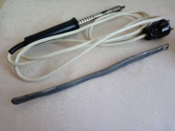 Lutownica kolbowa z czasów PRL wraz z cyną - Sprawna