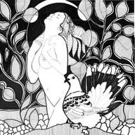 Obraz AKT rysumek neosecesja nr338