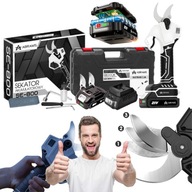 SEKATOR AKUMULATOROWY NOŻYCE DO GAŁĘZI ŻYWOPŁOTU ELEKTRYCZNY OGRODOWY 2 AKU