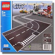 Lego City 7281 - Skrzyżowanie i zakręt - NOWE