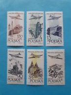 POLSKA 1957 ROK Fi 890-895** PRZESYŁKI LOTNICZE