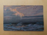 Poranne chmury, kartka z Lwowa do Skidla (pow. Grodno)