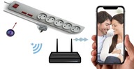 UKRYTA MINI KAMERA WIFI W LISTWIE ZASILAJĄCEJ SZPIEGOWSKA ONLINE KAMUFLAŻ