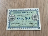 Senegal - 50 centimes - 1917 - bardzo rzadki