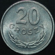 20 groszy 1965 - około menniczy egzemplarz