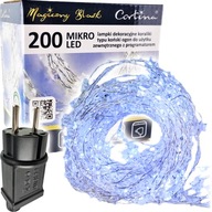 Lampki Świąteczne 200 LED – Druciki/Koraliki | Mikro Programator
