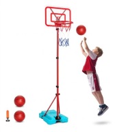 Kosz do koszykówki dla dzieci regulowany 104-190 cm stojak tablica zestaw