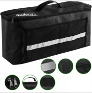 ORGANIZER SAMOCHODOWY DO BAGAŻNIKA CZARNY SIATKA KIESZEŃ NA TABLET LAPTOP