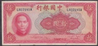 Chiny 10 Yuan 1940
