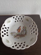 PORCELANOWY AŻUROWY KOSZK PATERA LICHTE