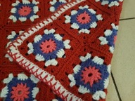 dywanik KILIM GOBELIN WEŁNA SKANDYNAWSKI 93/80 CM