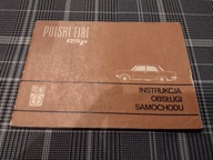 DUZY FIAT 125p Instrukcja Obsługi Ksiazka 1976 PL POLSKA SUPER STAN
