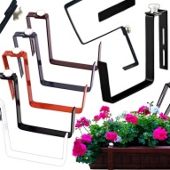 UCHWYT WIESZAK NA SKRZYNKĘ BALKONOWĄ HAK METALOWY REGULOWANY FRAMADO POLSKI