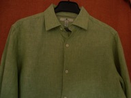 KOSZULA MĘSKA LEN 100% ROZM.M