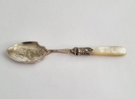 STARA ŁYŻECZKA POSREBRZANA