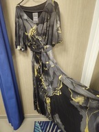 Sukienka balowa, weselna Plus Size Italy czarno-żółta !!!