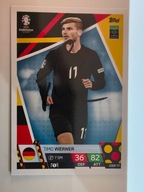 Karta topps match attax autograf Niemcy Euro 2024 Timo Werner