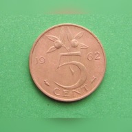 moneta 5 centów holenderskich 3szt