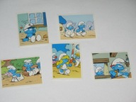 SMERFY - zestaw oryginalnych naklejek firmy Panini