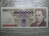 BANKNOT RP 1 MILION 1000000 ZŁOTYCH 1993 R REYMONT