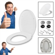 DESKA SEDESOWA WC DRODON WOLNOOPAD UNIW ANTYBAKT BIAŁA CERSANIT KOŁO