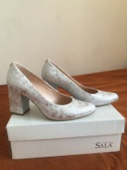 BUTY CZÓŁENKA WŁOSKIE SKÓRA NATURALNA -J.NOWE R.38 SALA