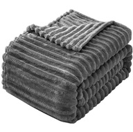 KOCE I NARZUTY XXL: MIĘKKA, CIEPŁA PLED NA ŁÓŻKO 160x200 cm