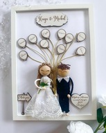 Ramka na ślub 3D personalizacja prezent