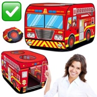 NAMIOT SAMOROZKŁADAJĄCY DLA DZIECI DO POKOJU OGRODU WÓZ STRAŻACKI SOLIDNY