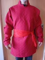 Przeszywanica tunika nietypowe pikowanie, gambon pod kolczuję