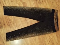 Spodnie damskie leginsy cekiny 46/48 DARK MORE